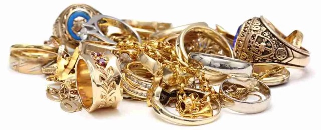 Gold and silver jewelry purchased by Franklin Coin & Jewelry Exchange